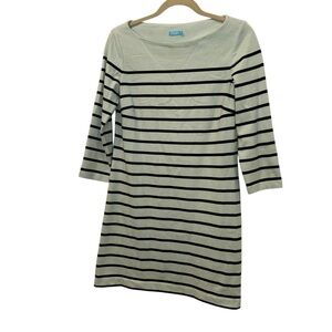 J.McLaughlin Striped Top - pale blue black French Breton nautical stripe